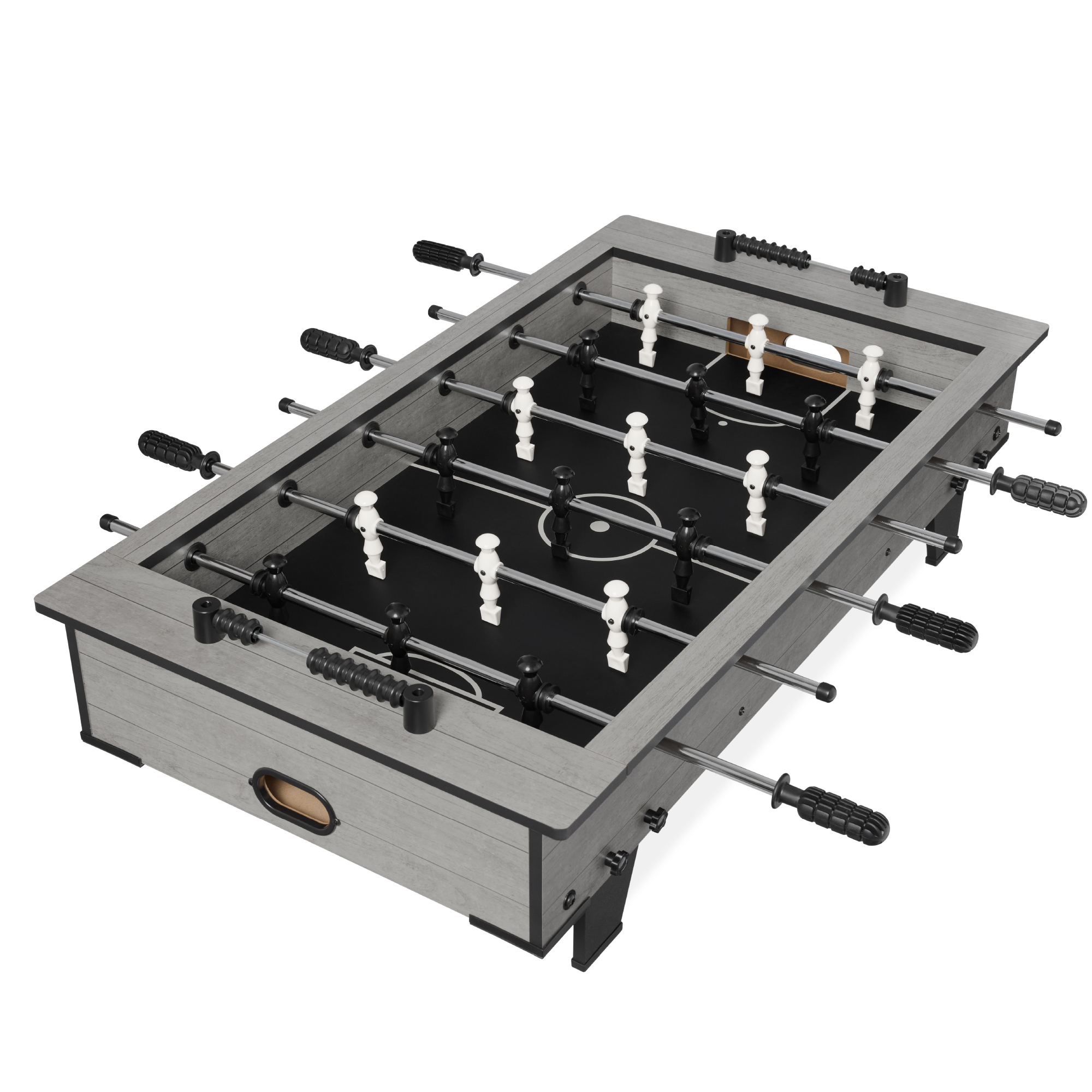 40in Tabletop Foosball Table, Game Room Arcade Table w/ 2 Balls - Gray - Best Choice Products Online