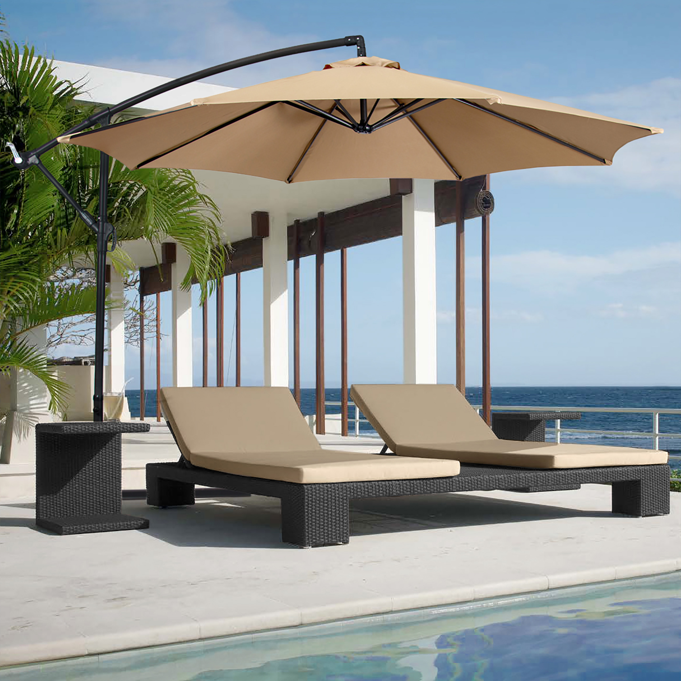 10ft Patio Offset Umbrella