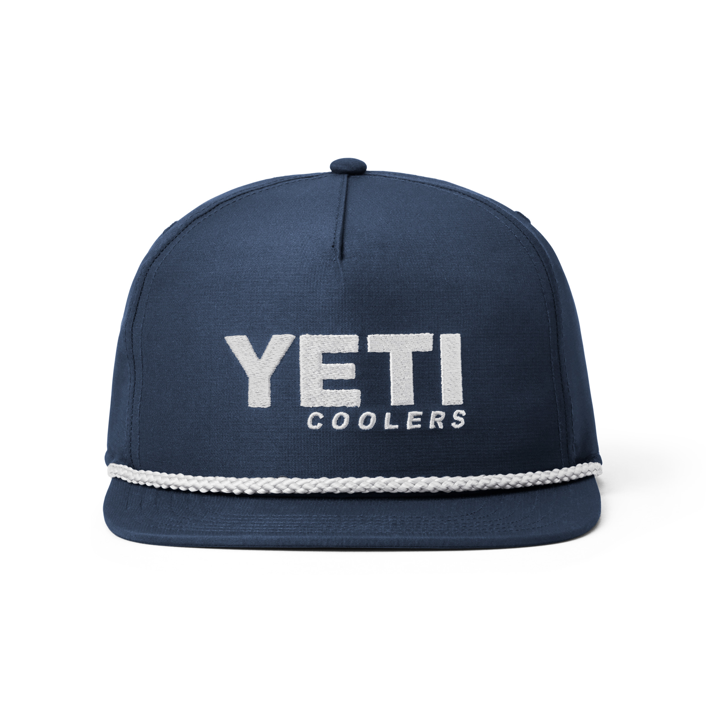 YETI YETI YETI Coolers Mid Pro Flat Brim Rope Hat Navy - $25.00 at YETI US