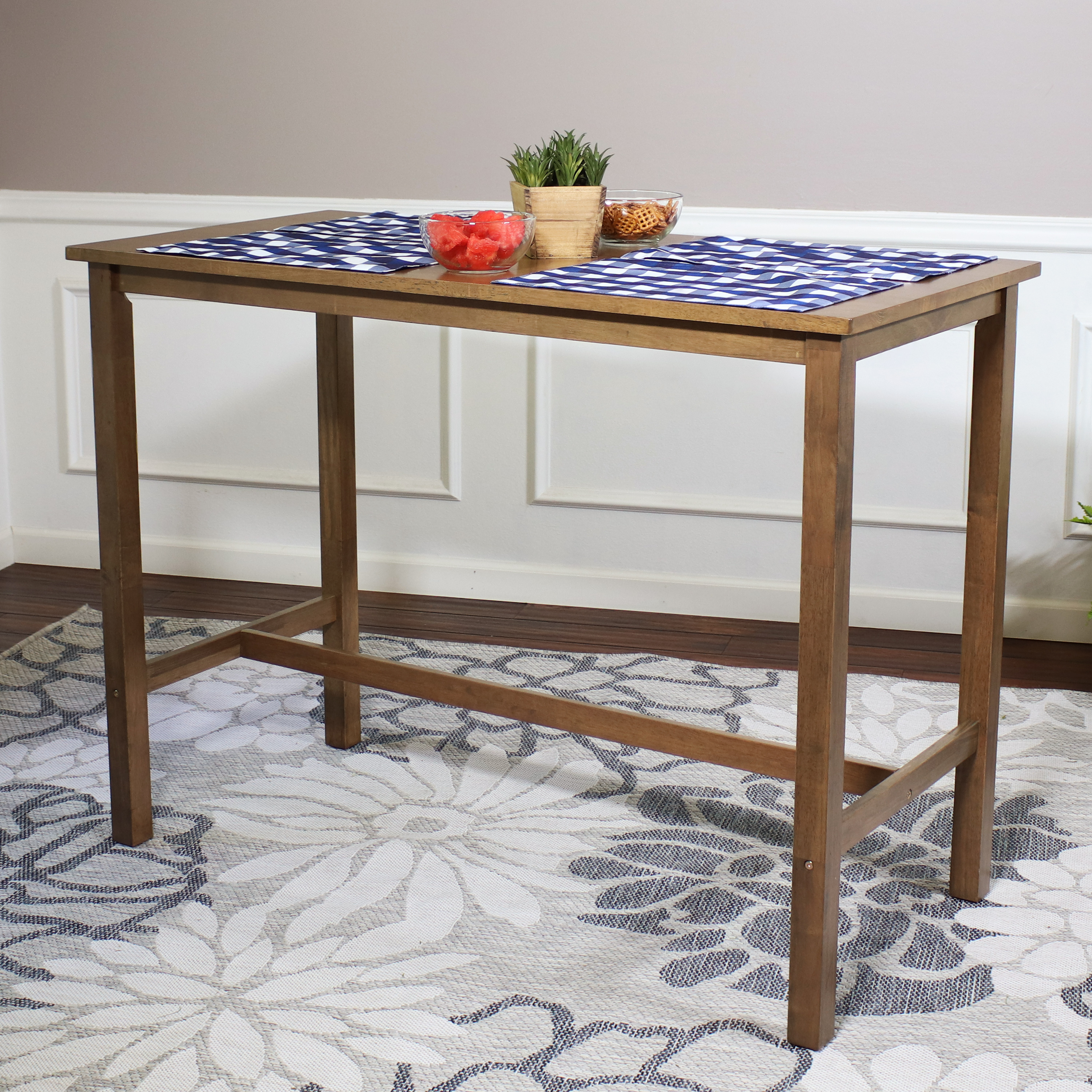 Arnold Counter-Height Dining Table - Weathered Oak