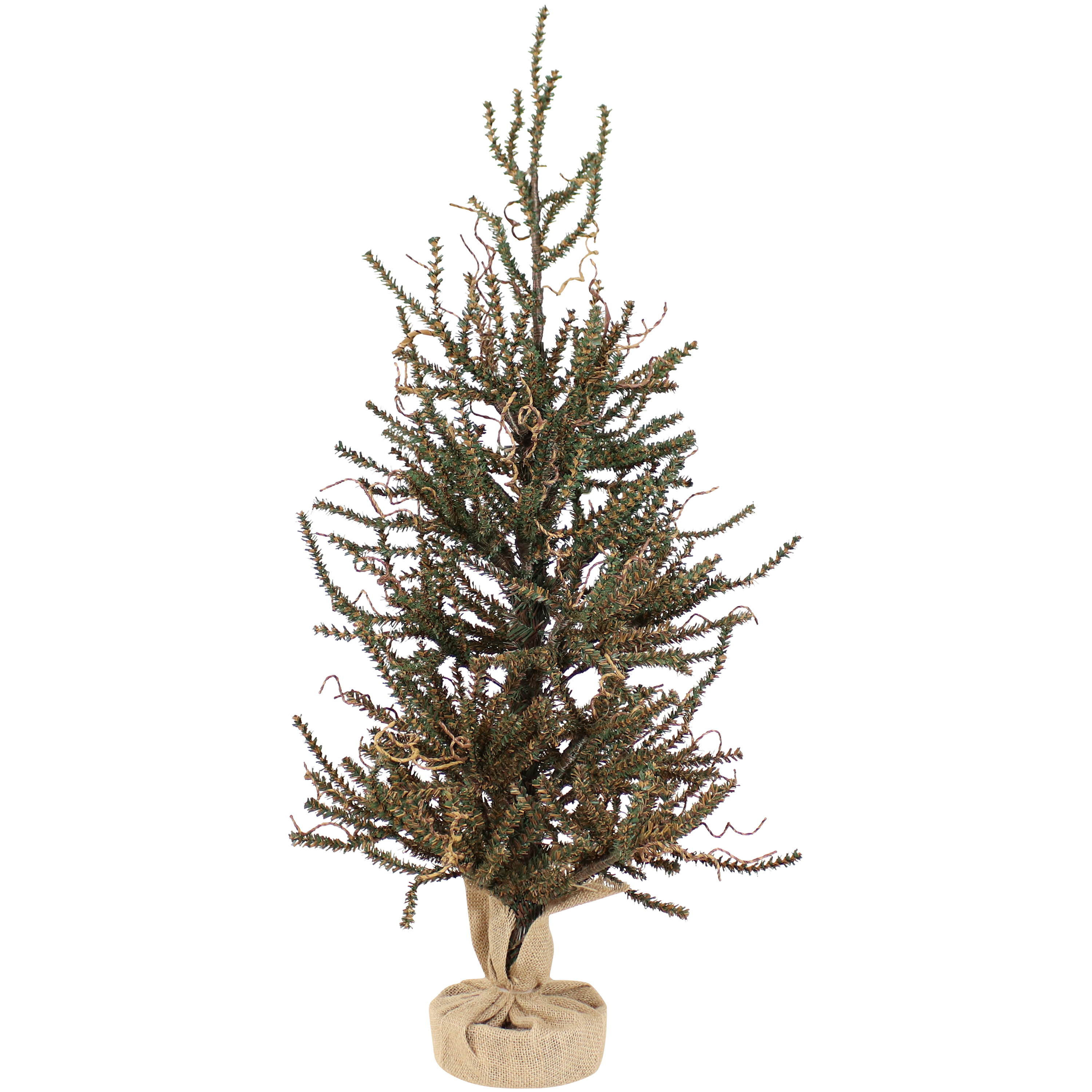 Sunnydaze 3-Foot Homespun Holiday Artificial Christmas Tree