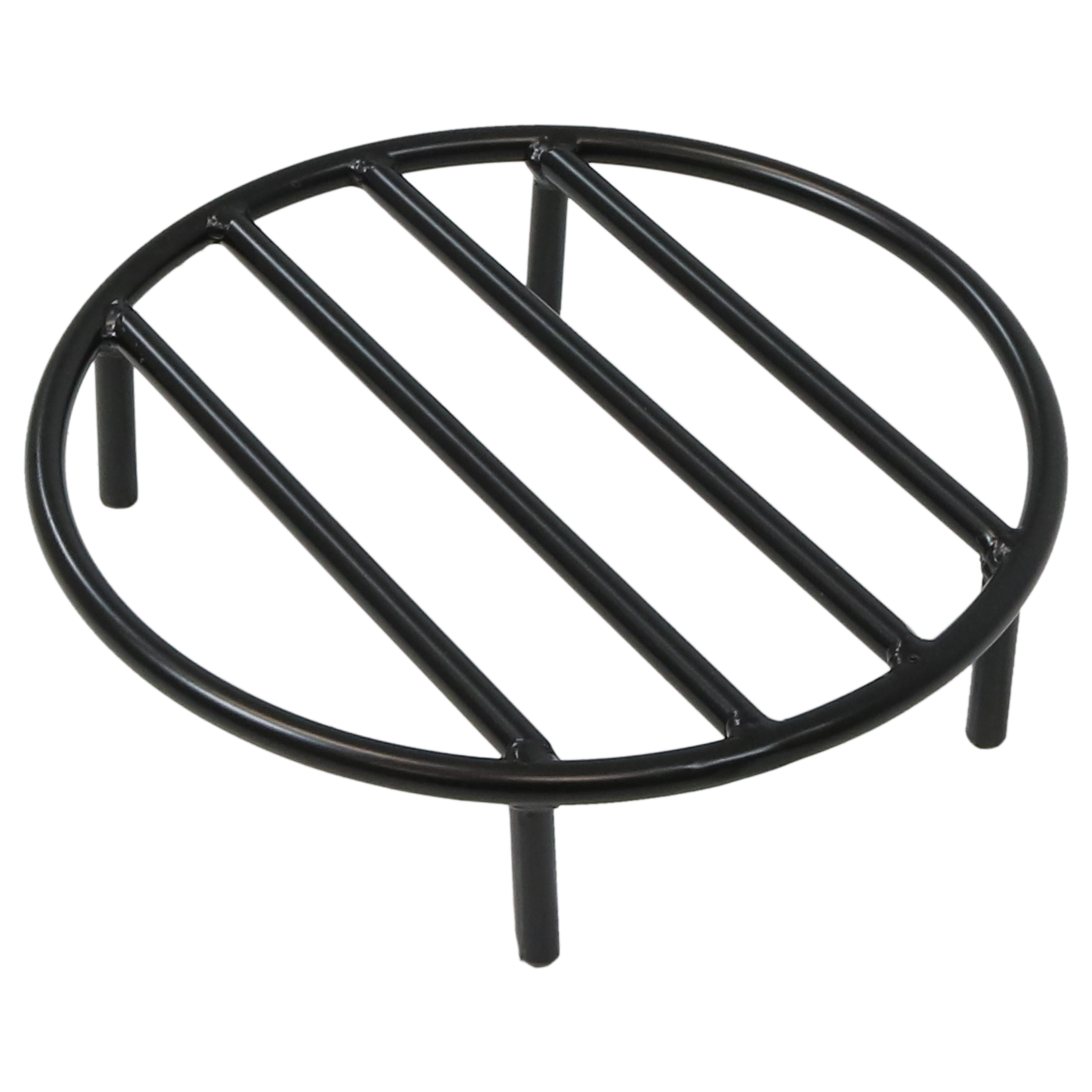 Sunnydaze Round Steel Outdoor Fire Pit Grate, 12-Inch