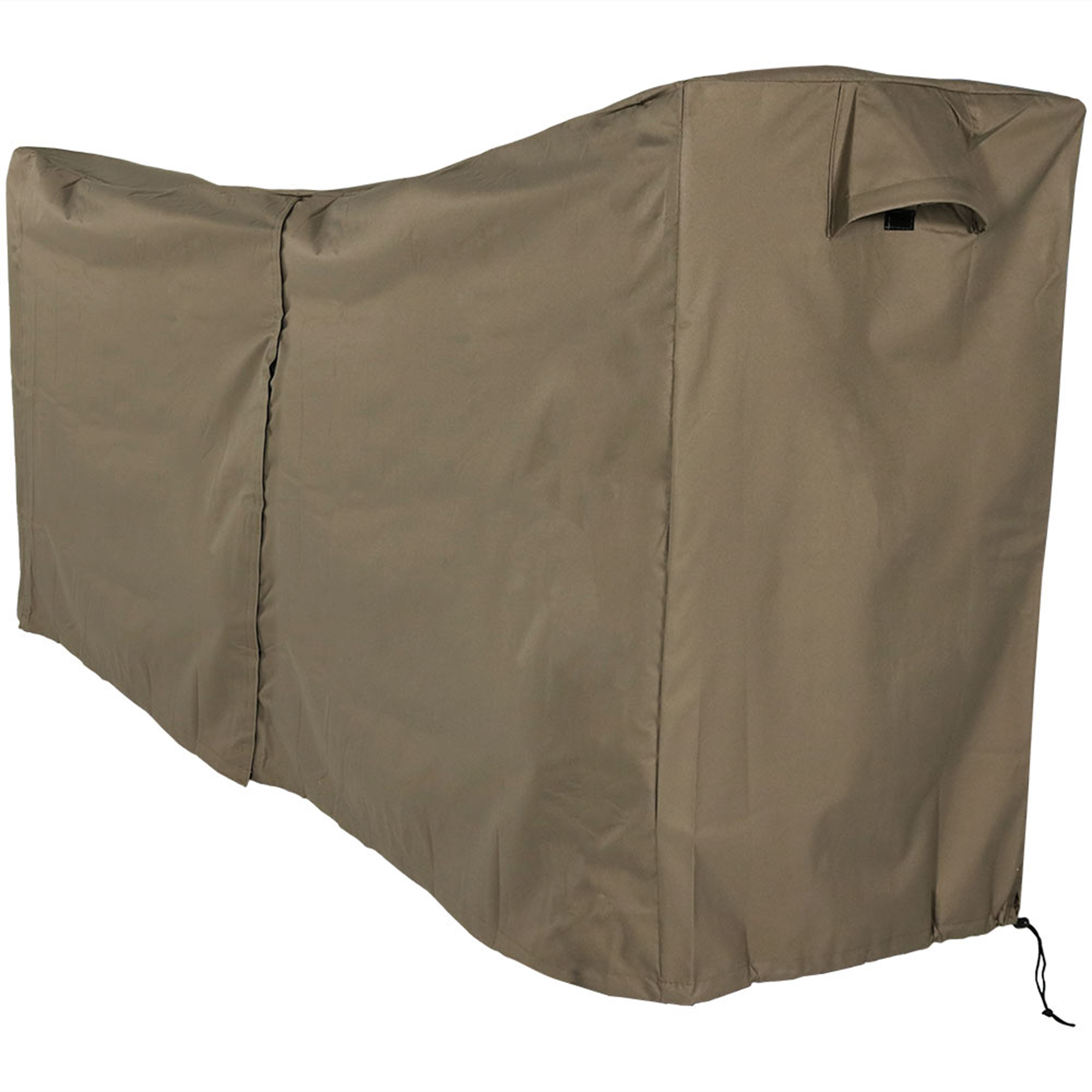 Sunnydaze Heavy-Duty Firewood Log Rack Cover, 8 Foot, Khaki