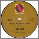We Were Lovers Then B/W City Boy, Country Born by Don Lane