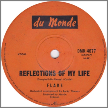 Reflections Of My Life B/W Teach Me How To Fly by Flake