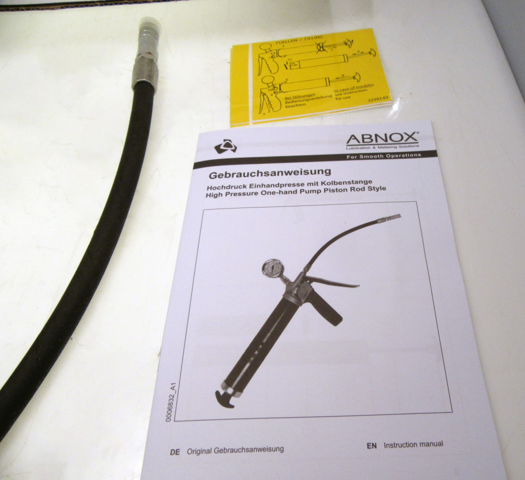 Wanner high pressure grease gun with kit Hermance