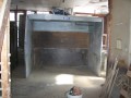 10' Binks spray booth w/ vapor proof light & exhaust fan 1