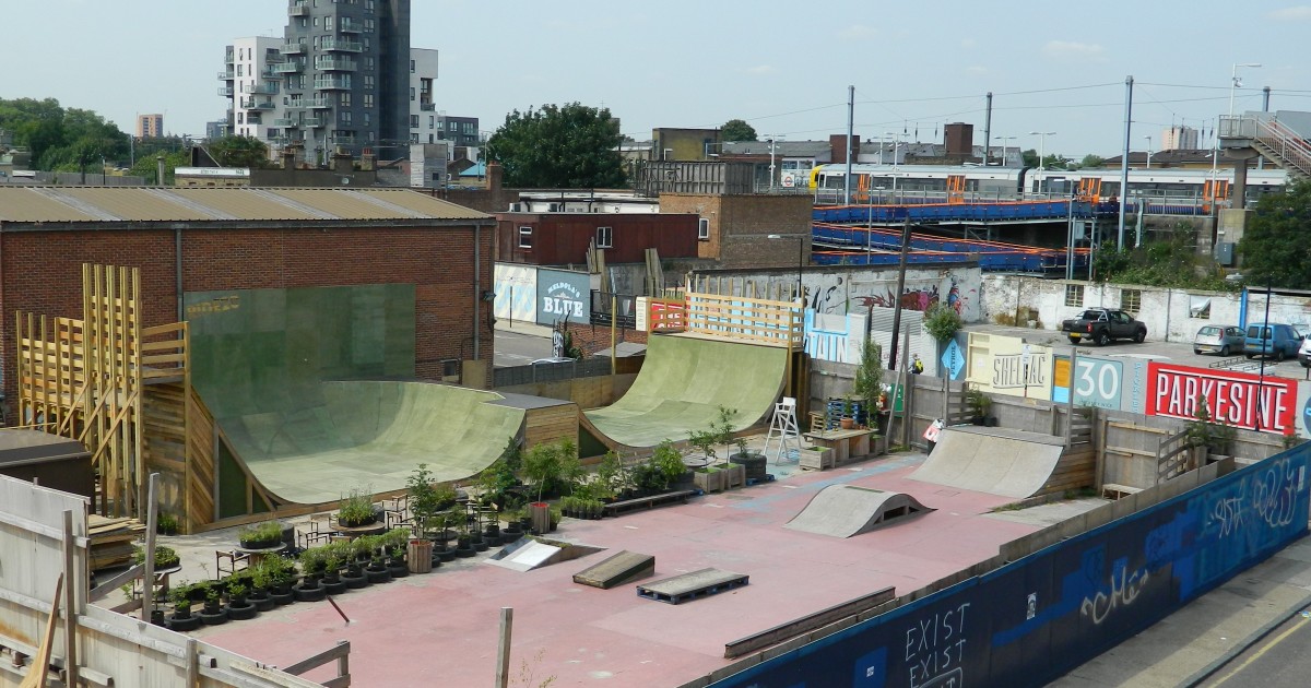 Frontside Gardens Skatepark London Skateparks Guide to skateparks