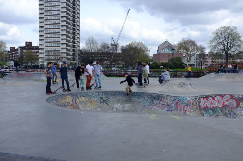 Mile End Skatepark London Skateparks Guide to skateparks across