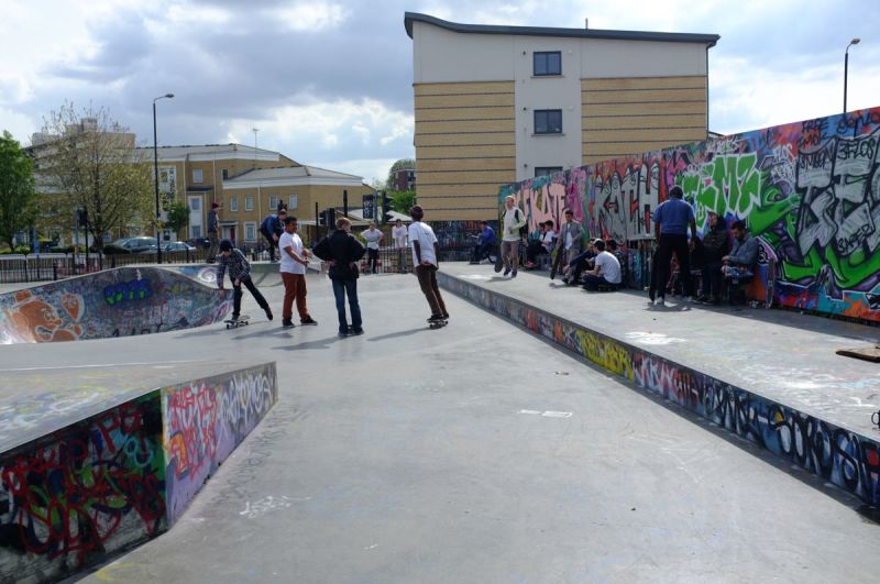 Mile End Skatepark London Skateparks Guide to skateparks across