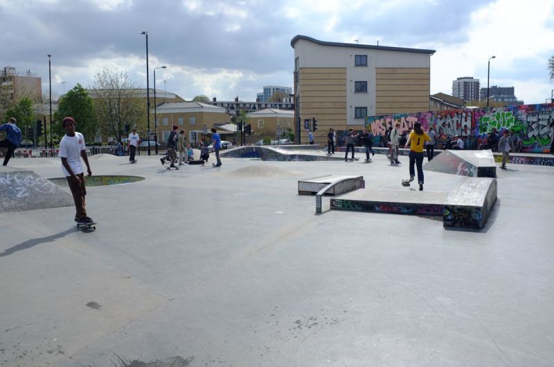 Mile End Skatepark London Skateparks Guide to skateparks across