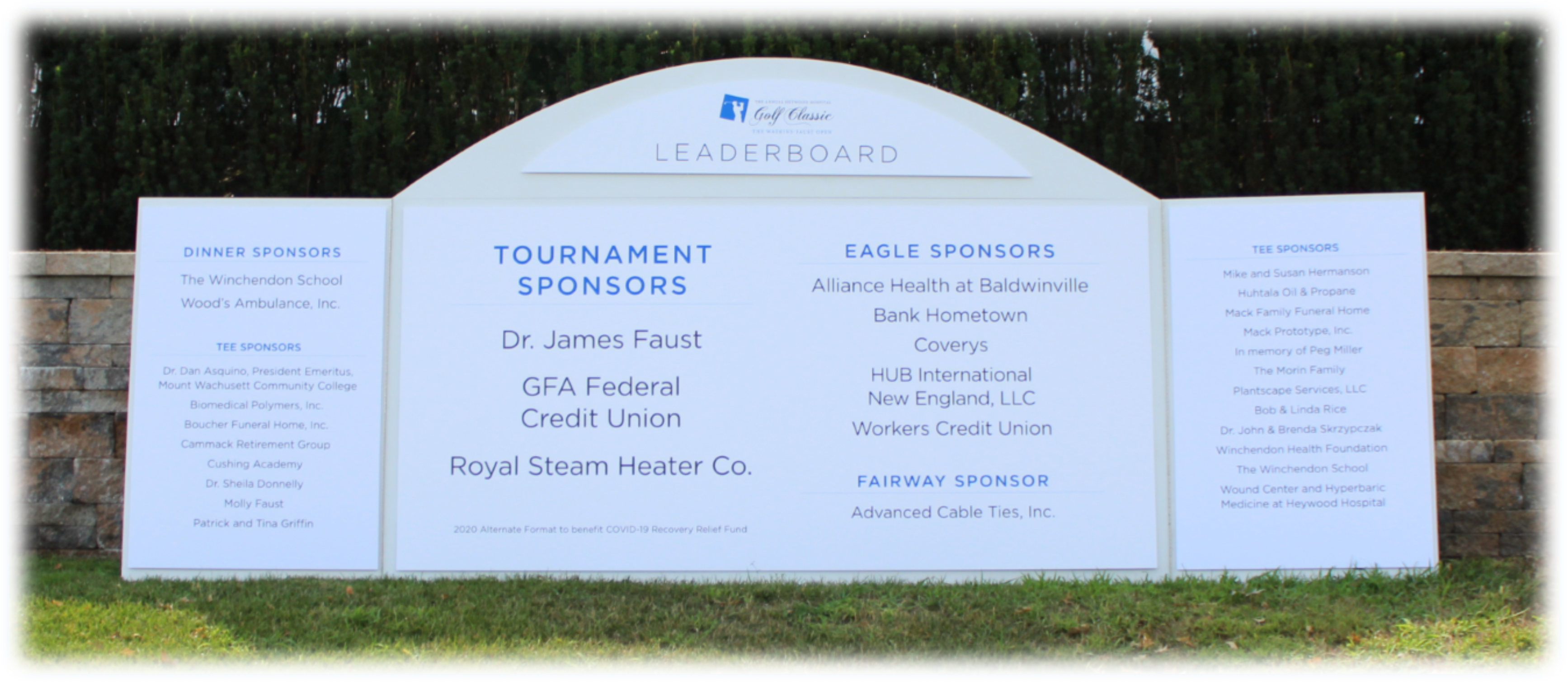 Heywood Hospital Golf Classic Leaderboard 2020