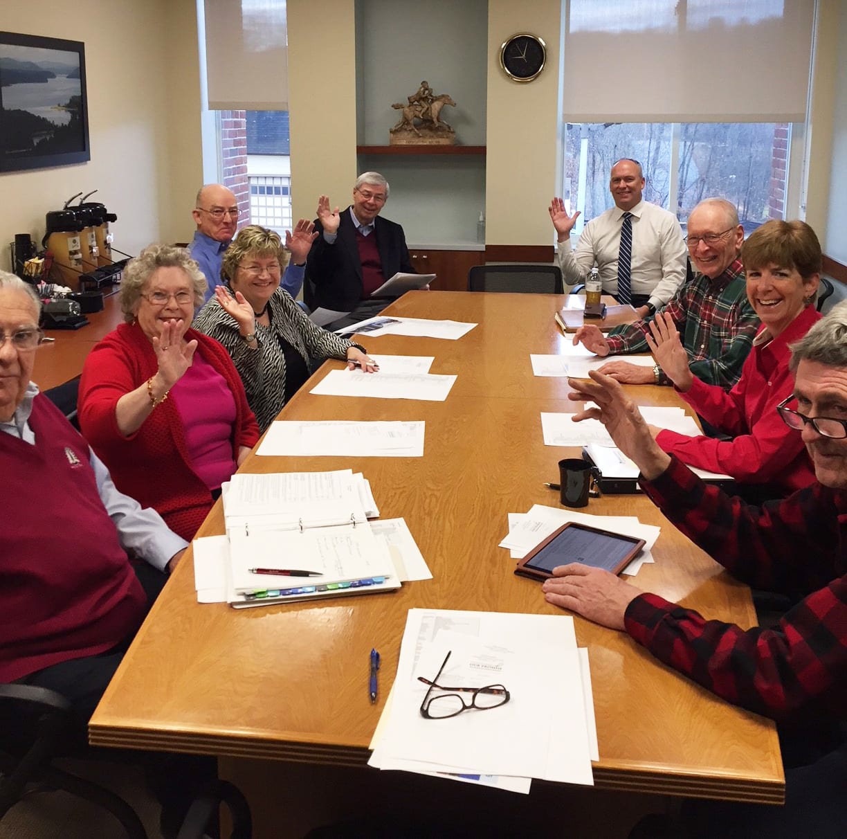 Athol Hospital cabinet waving