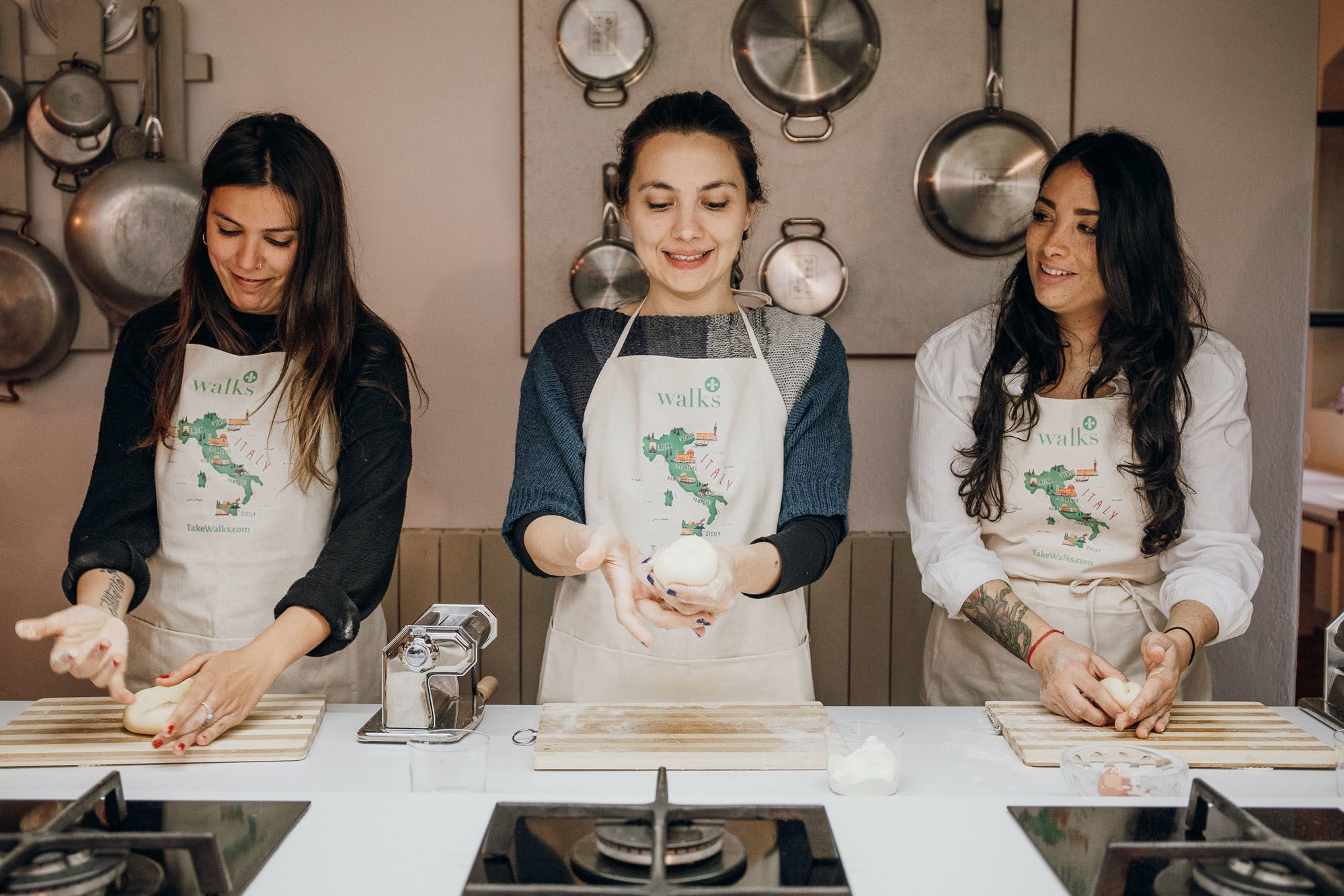 Pasta-Making Class: Cook, Dine & Drink Wine With A Local Chef