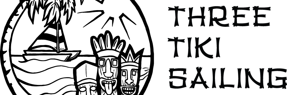 Three Tiki Sailing logo