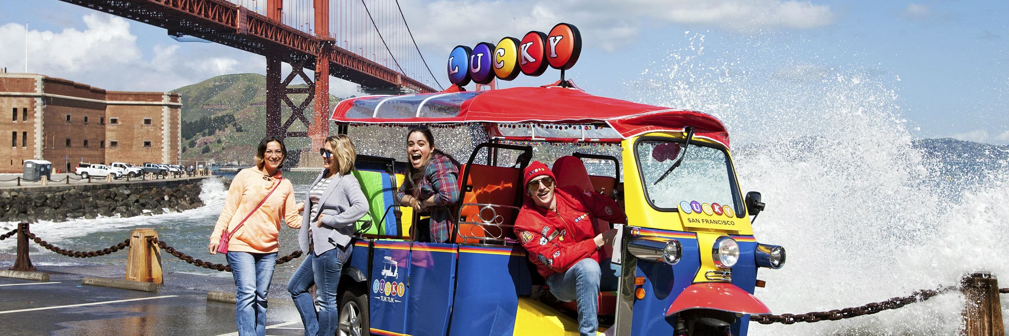 Lucky Tuk Tuk Tours San Francisco banner