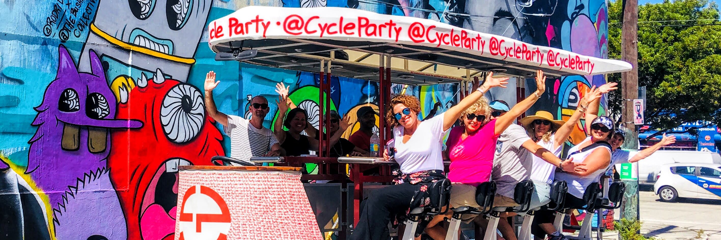Cycle Party banner
