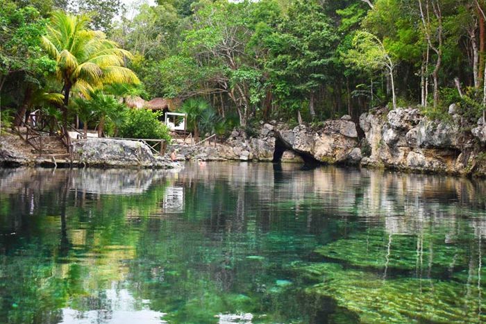 Tulum Tour + 4 Cenotes Park and Giant Mother Earth Sculpture