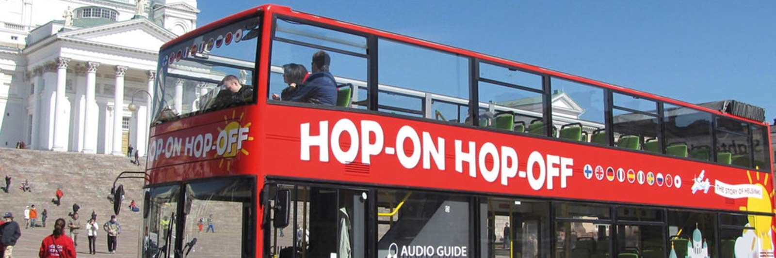 Red Sightseeing banner