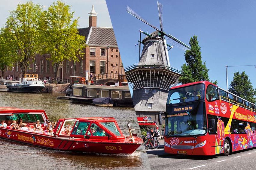 Hop On - Hop Off Bus + Boat Combi 24 or 48 hours