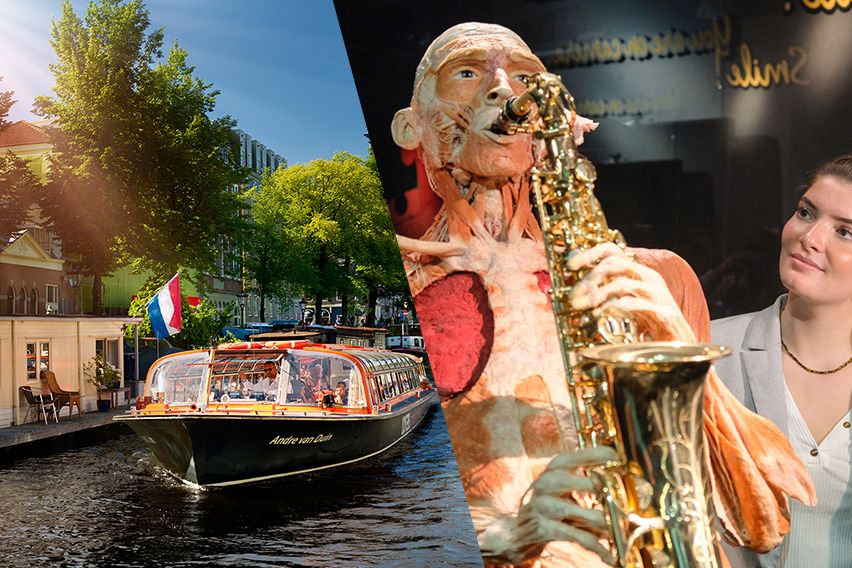 BODY WORLDS + Amsterdam Canal Cruise