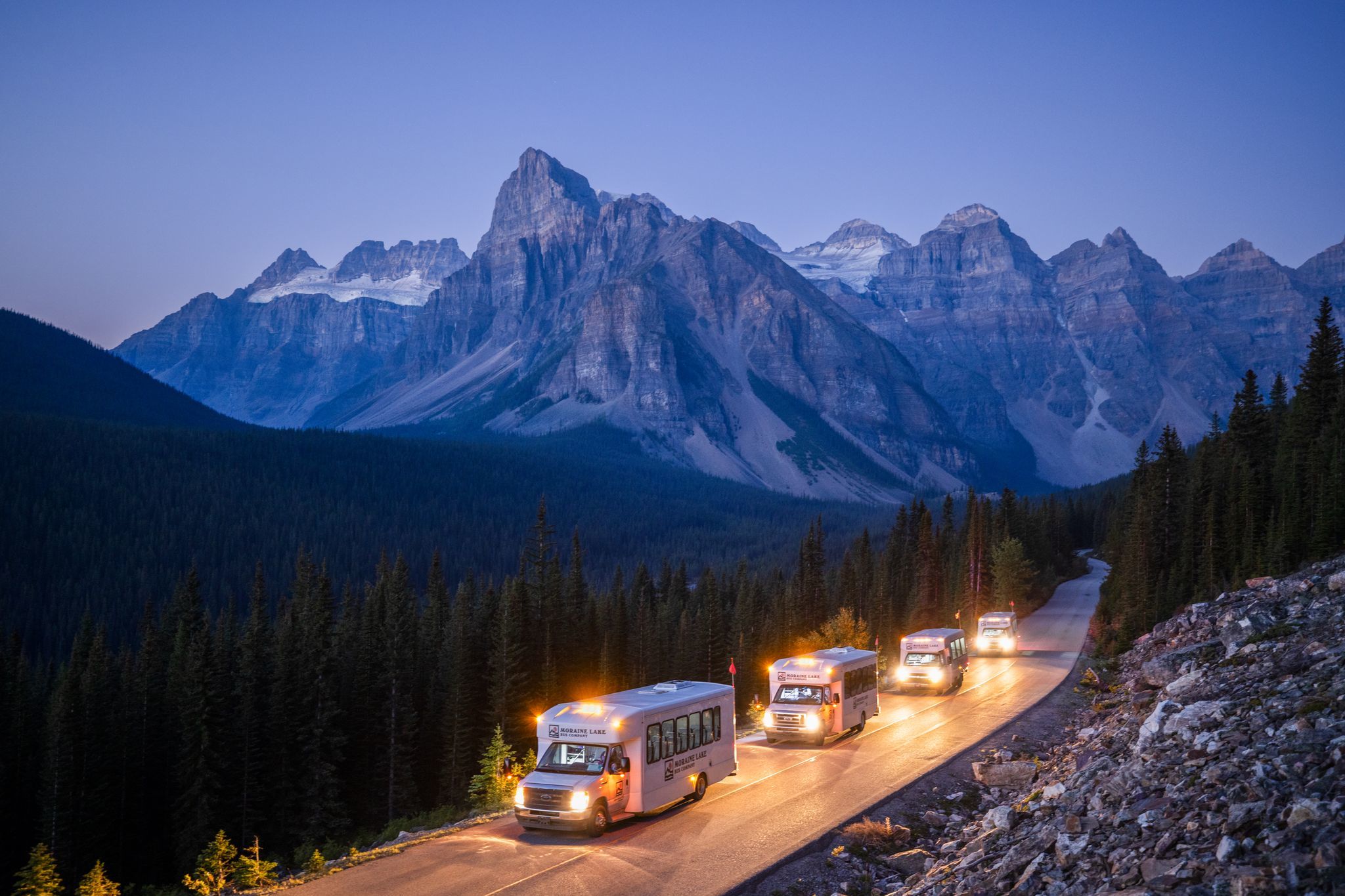Moraine Lake Sunrise Shuttle