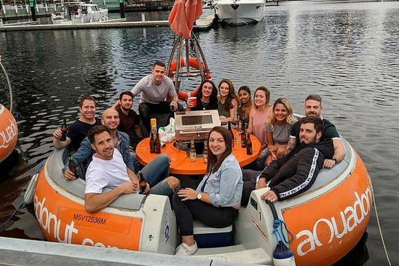 Aqua Donut BBQ Boat Hire Melbourne