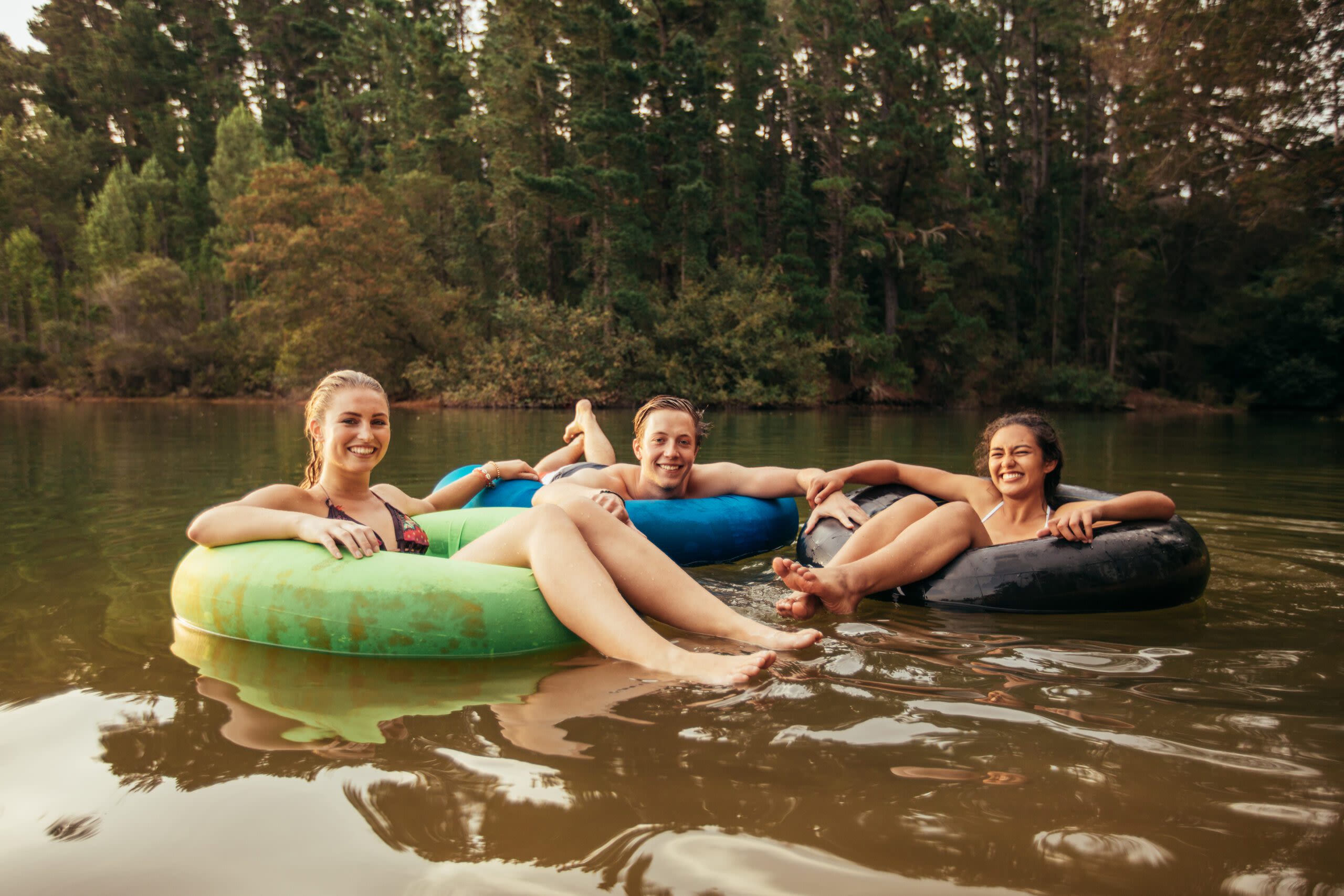 Wahoos Adventures Tubing on the Watauga River