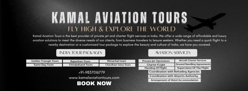 KAMAL AVIATION TOURS banner