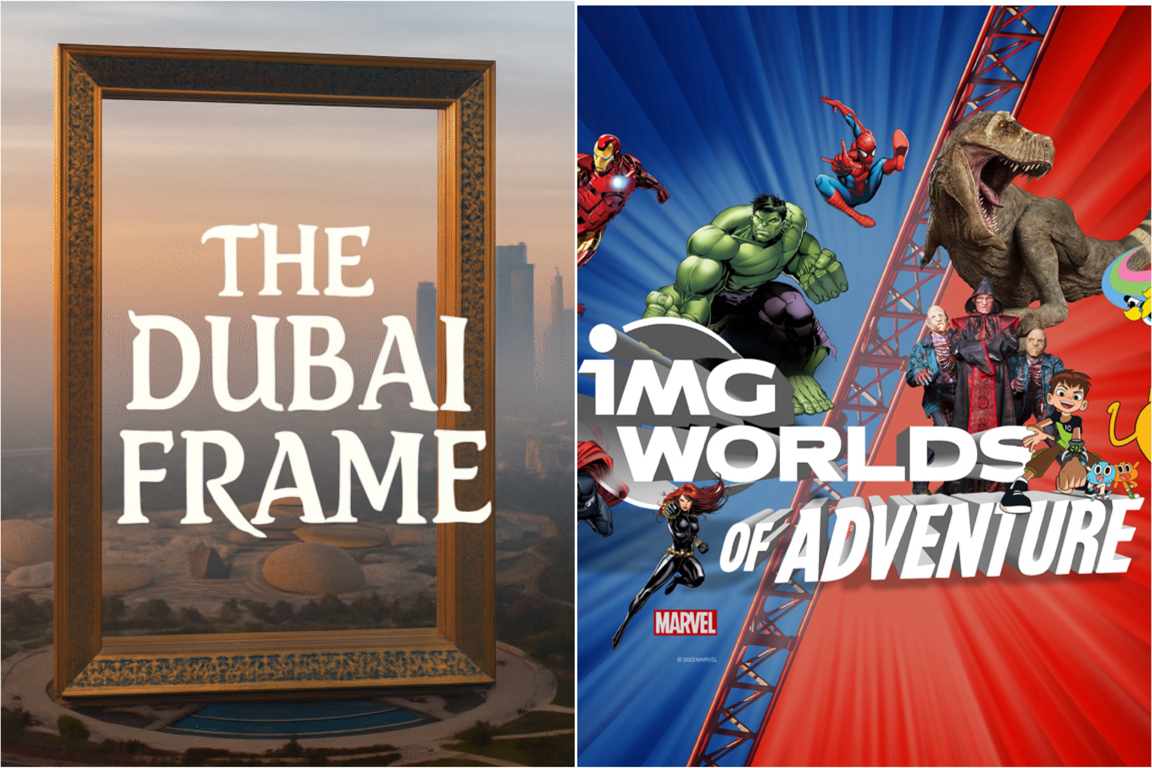 Dubai Frame + IMG World Of Adventure