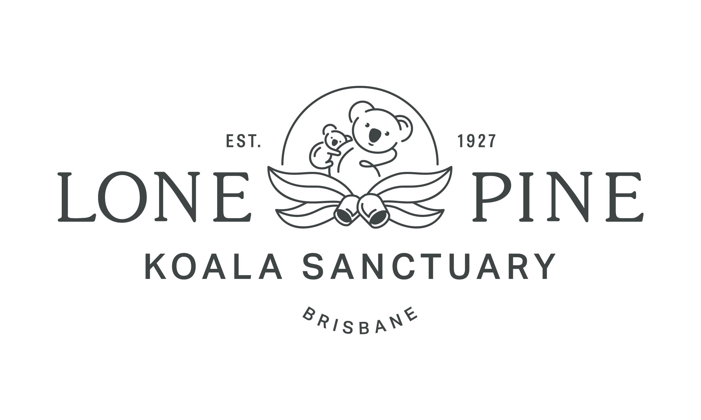 Lone Pine Koala Sanctuary logo