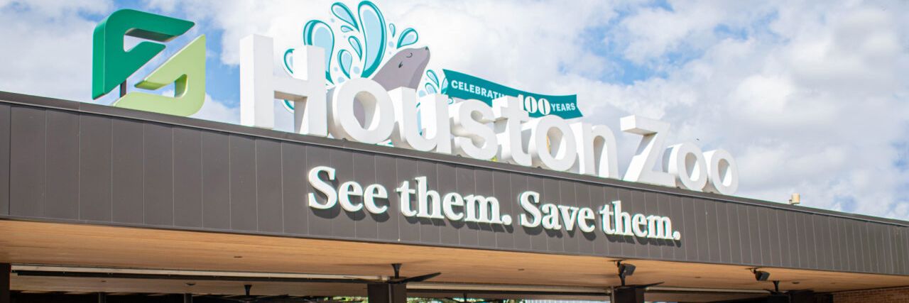 Houston Zoo banner