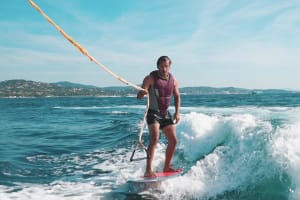 Wakesurfing, wakeboarding or Inflatables in Bay of St Tropez 4