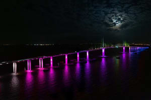 Sunset Cruise And Skyway Bridge Light Show In St. Petersburg 3