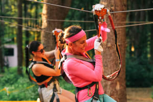 Zip Racer at Tree Trails Adventure Park, Trevose, Philadelphia 4