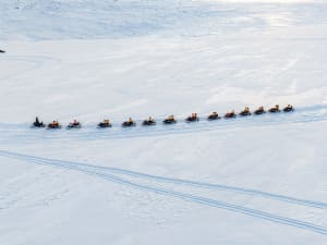 Glacier Snowmobiling & Into the Glacier from Husafell - image 3