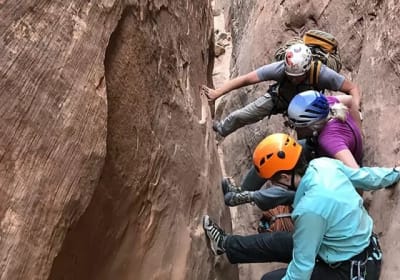 Classic Slot Canyoneering Adventure near Moab 2