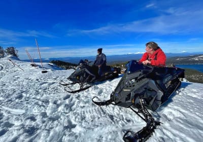 4-Hour Scenic National Monument Snowmobile Tour 2