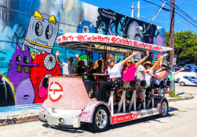 Cycle Party Miami Tours, Wynwood Karaoke Bar Crawl 2