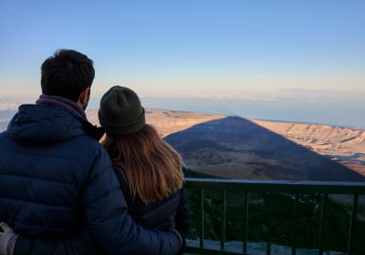Téléphérique au coucher du Soleil au Teide 2
