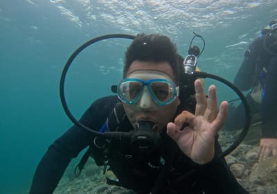 Bautismo de Buceo en Lago Moreno 2