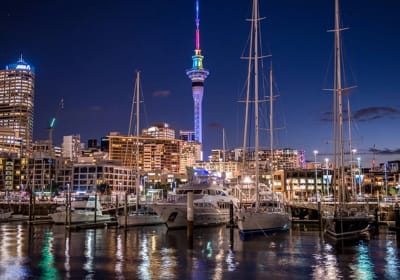 Auckland sky tower + Auckland war museum 2