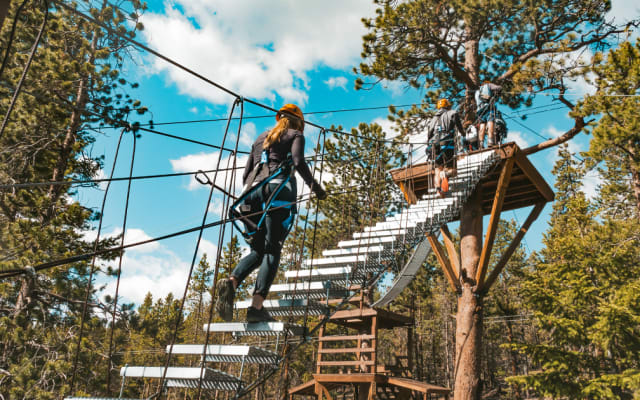 Upper Clear Creek Rafting and Mount Blue Sky Via Ferrata
