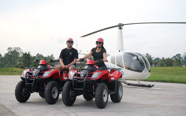 Bali ATV Plus Helicopter 2-in-1 Ride: Quad Bike And Sky Tour