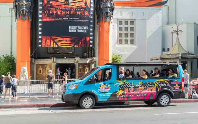 Hollywood, Beverly Hills & Celebrity Homes Open Air Tour from Santa Monica