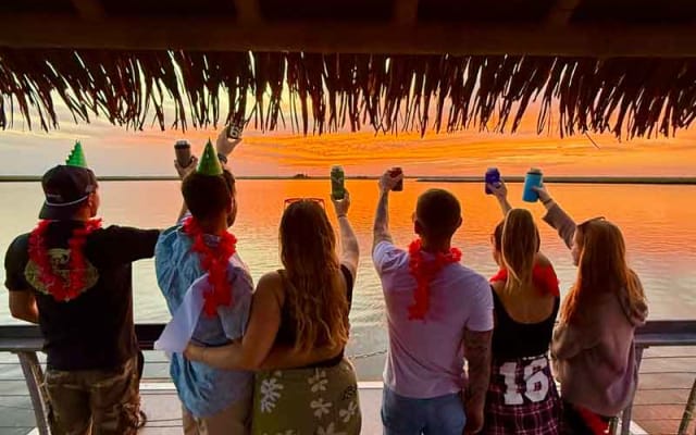 Private Sunset Tiki Boat Charter, Ocean City