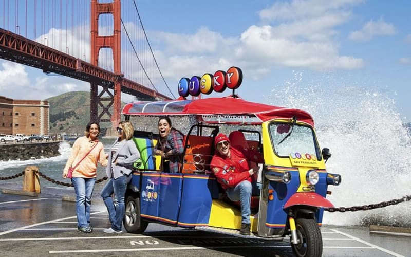 Bay Cruise plus San Francisco Private Tuk Tuk City Tour Combo - main image