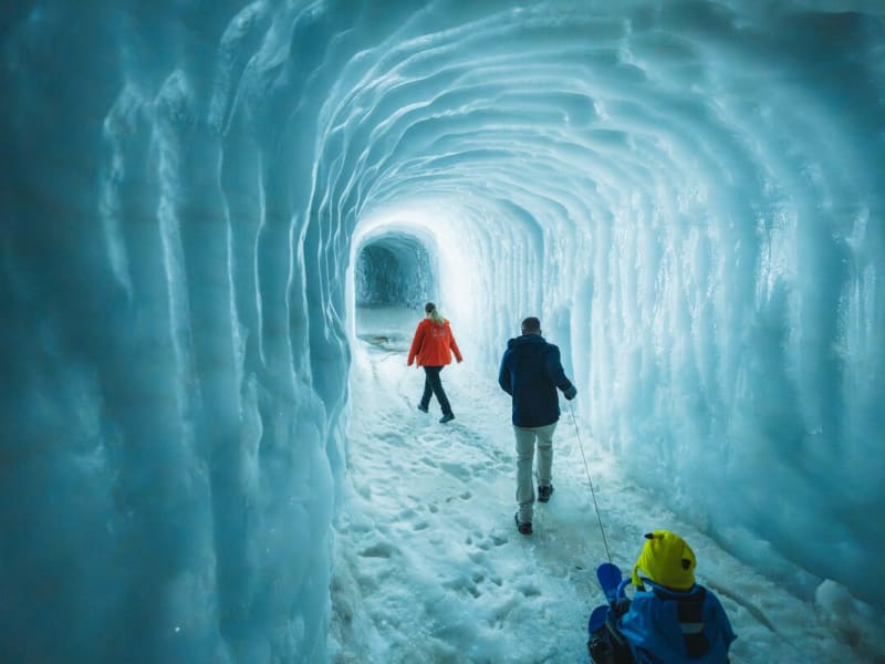 "Into the Glacier" From Husafell - main image