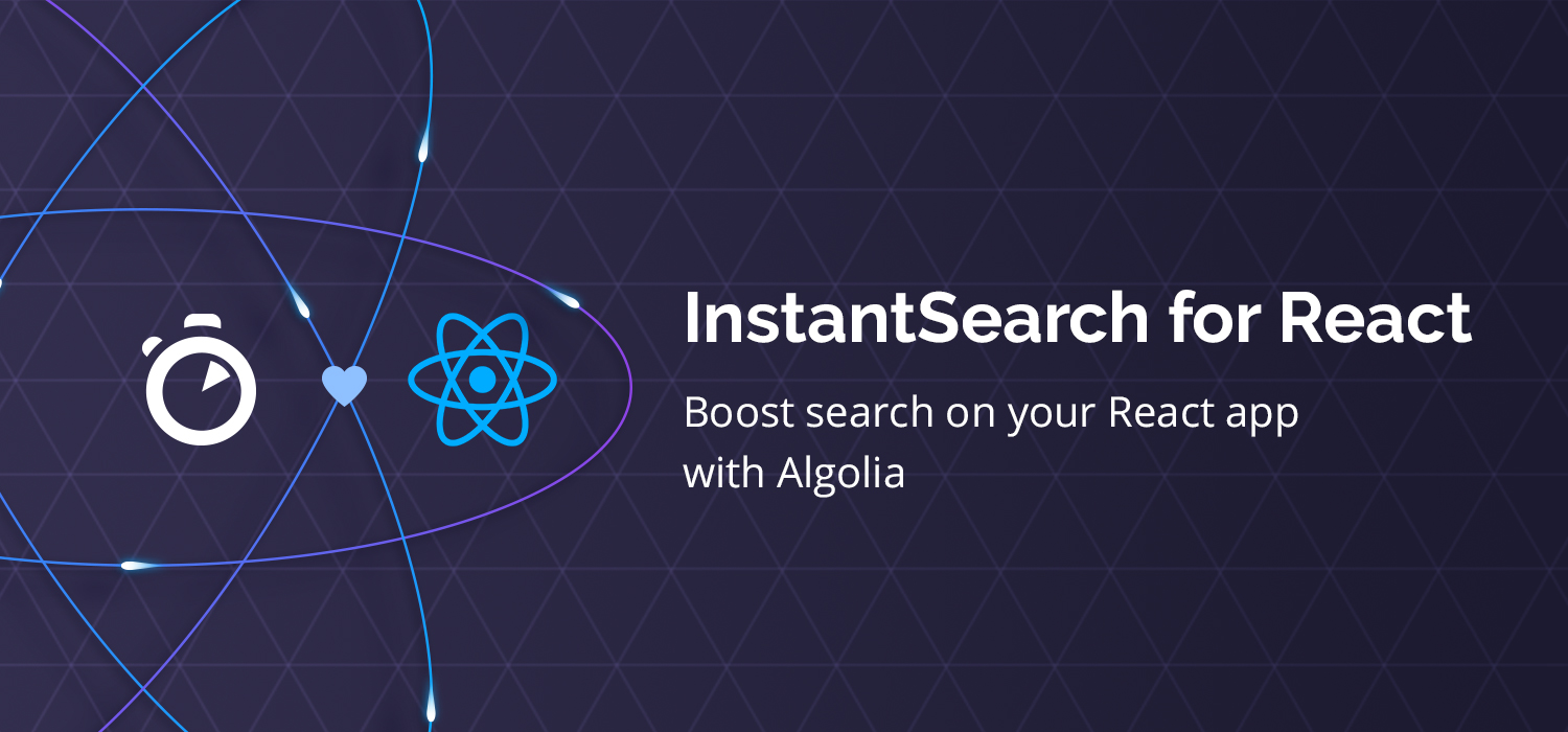 React InstantSearch Lightning fast Search For React And React 