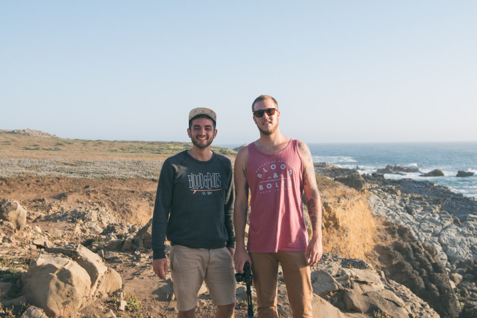 two founders and friends of the clothing company